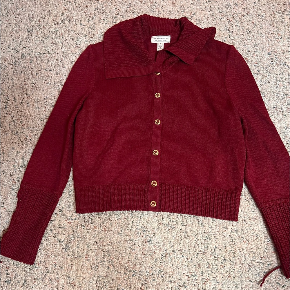 St John Sport Sweater Size Small